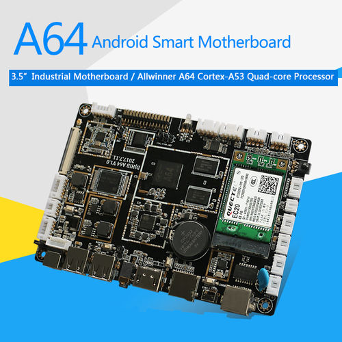 Arm Quad-Core A64 Android Motherboard Freq. 1.4Ghz Onboard Rich Interface Application: Industrial Device