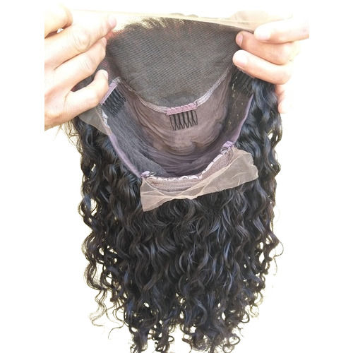 100% Original Natural Colour Front Lace Curly Wig Hair Grade: Remy