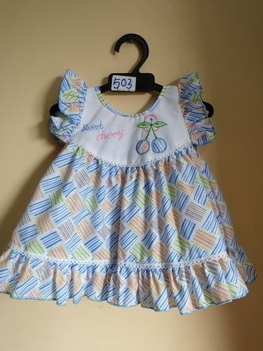 Cotton Fabric Baby Frock 503