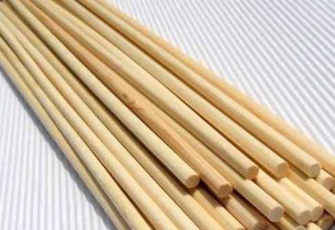 Round Wooden Ice Cream Stick 9 Inch 5mm