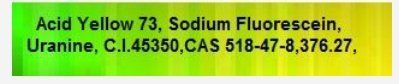 Acid Yellow 73, Sodium Fluorescein, Uranine,C.I.45350,CAS 518-47-8