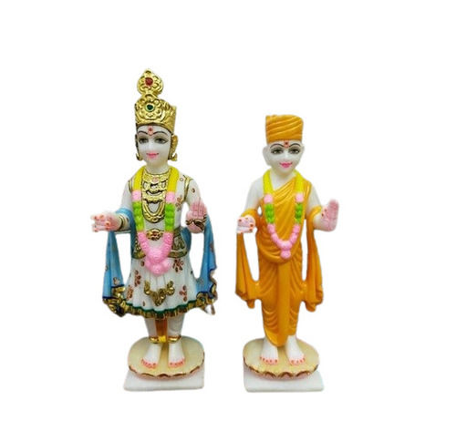 Beautiful Akshar Pursotam Statue Marble