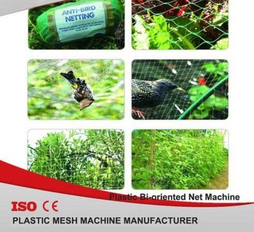 Automatic Double Stretched Plastic Mesh Making Machine