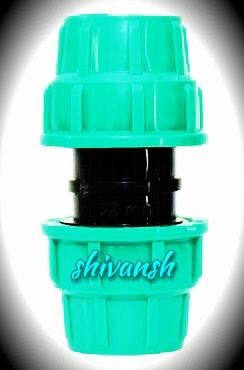 Black Blue Green Pp Compression Fittings