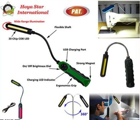 Portable Handy Tool Magnet Light with LED