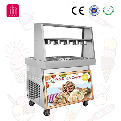 New Type Fried Ice Cream Making Machine Dimension(L*W*H): 1070*560*800 Nanometer (Nm)