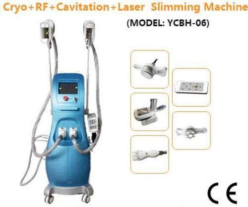 RF Laser Vacuum Cavitation Cryolipolysis Fat Freezing Body Beauty Slimming Machine