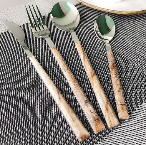 Mirror Polish Stainless Steel Cutlery With Pp Clamp Handle