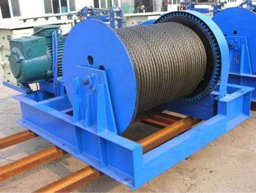 Double Drum Electric Winch For Construction Cranes