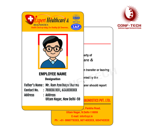 Custom Made Plastic Id Cards - Durable PVC Material, Smooth Finish, Customizable Design Options