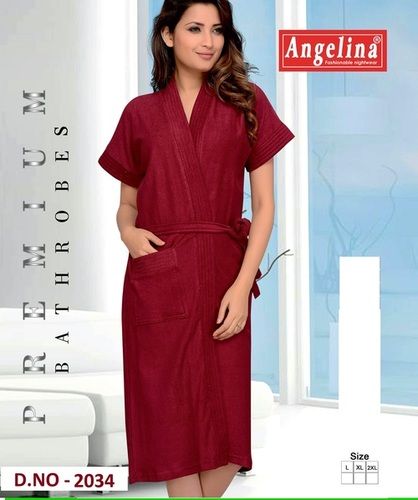 ANGELINA Premium Ladies Soft Bathrobe