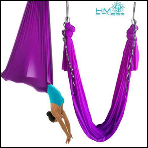 Aerial Pilates Inversion Yoga Hammock Swing Belt Tool