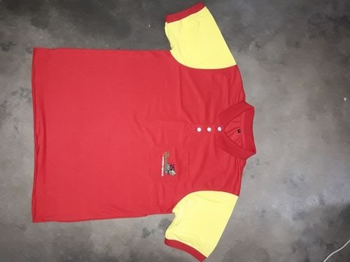 Men Poly Fabric Collar T Shirt (Lacosta)