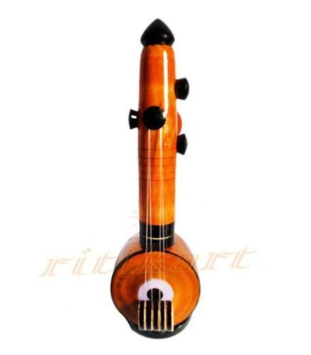 Wood Wooden Sitar Show Piece