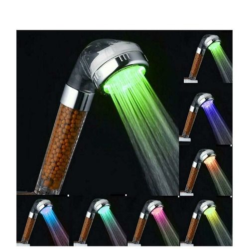 Bath Hardware Sets Rc-9818B Anion Material Led Showerhead