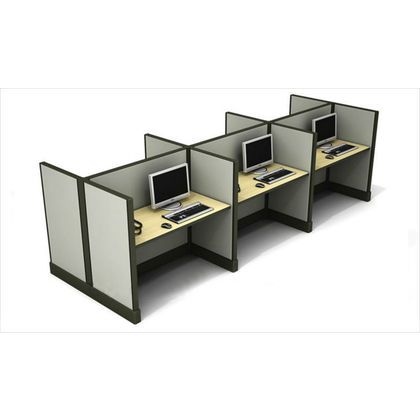 Computer Table Workstation - Ds00044 Dimension(L*W*H): 8*4*2.5 Foot (Ft)