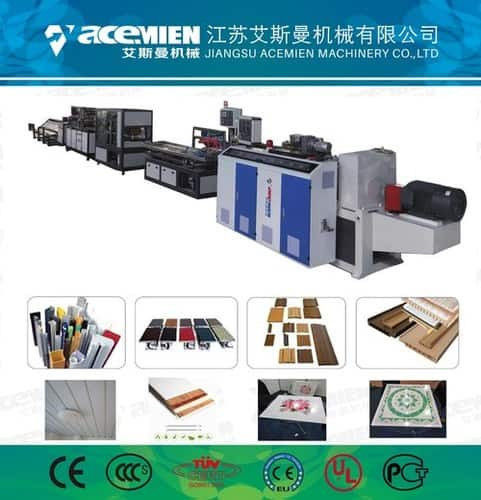 PVC/PE/PP Window/Decking/Ceiling/Baseboard/Concrete/Building Profile Production Line