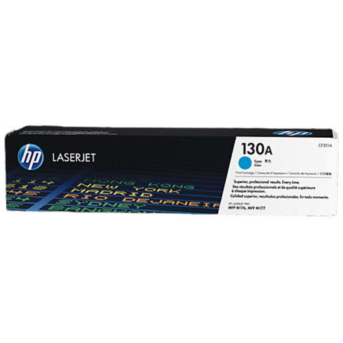 Laser Jet Cf351A - 130A Cyan Original Laserjet Toner Cartridge (Hp)