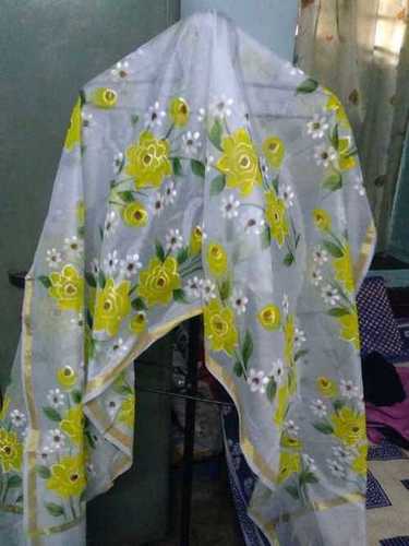 Hand Painted Chanderi Dupatta