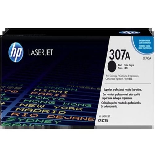 HP 307A Black Original LaserJet Toner Cartridge CE740A