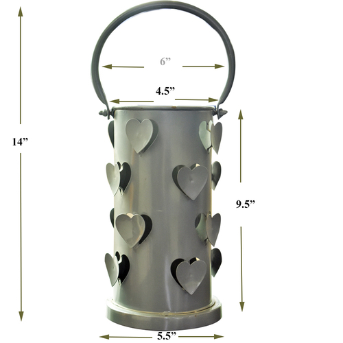 Galvanized Tough Structure Candle Holder