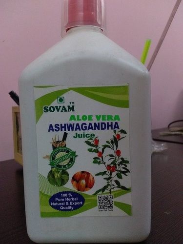 Organic Ashwagandha Aloe Vera Juice Pack Size: 1000Ml