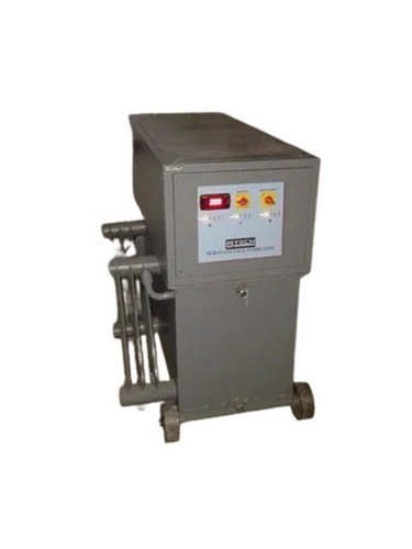 Grey Coloured 75Kva Oil Cooled Servo Voltage Stabilizer Current: Ac