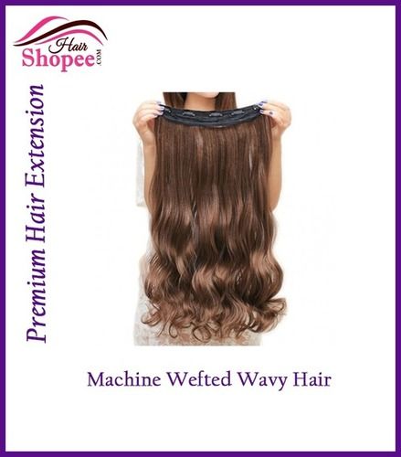 All Colur Machine Wefted Wavy Hairs - Hairshopee