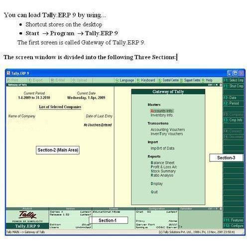 Tally Erp Software For Small And Medium Size Organizations
