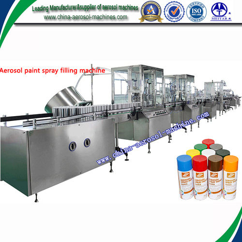 Fully Automatic Spray Paint Filling Machine Application: Chemical