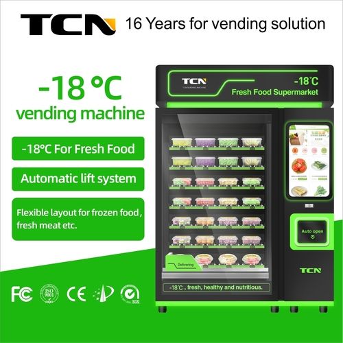 Automatic Fresh Fruit Salad Frozen Food Vending Machine