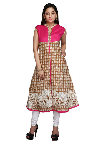 Multicolor Schon Women'S Cotton Kurti