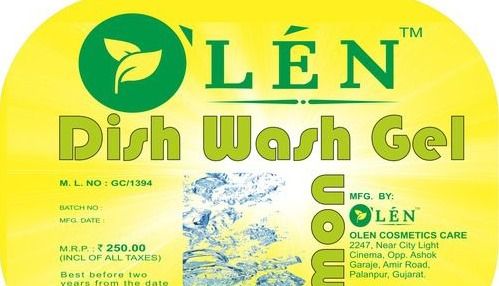 Dish Wash Gel With Fresh Lime Extracts