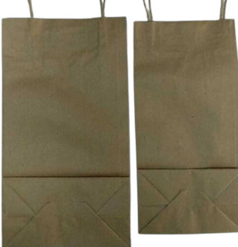 Plain Paper Shopping Bags with Flexiloop Handle