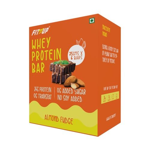 Whey Almond Fudge Protein Bar Ingredients: Whole Grain Wheat Flour