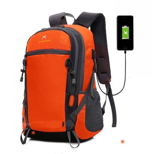 Orange Water Resistant Cycling Hiking Backpack