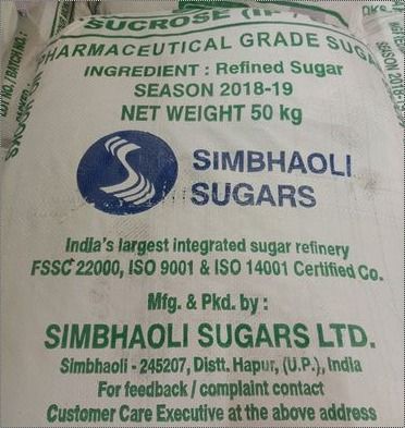 Refined Pharma Grade Sugar