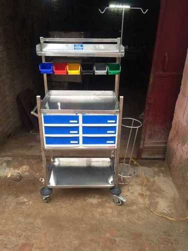 Durable Wheel Mounted Medicine Trolley