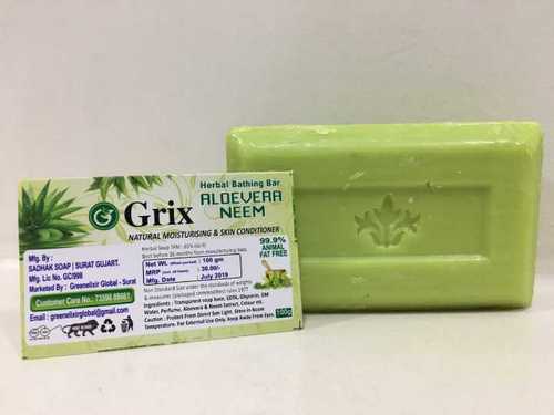 Herbal Aloevera And Neem Soap Size: Medium