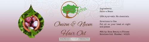 Onion & Neem Hair Oil Storage: Dry Place