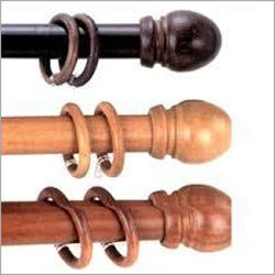 Polished Wooden Wood Brass Poles And Finials at Rs 250/piece in Moradabad