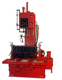 Silver Vertical Honing Machine