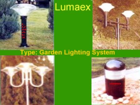 लुमेक्स सोलर गार्डन लाइटिंग
