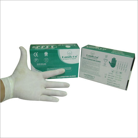 Examination Gloves - Natural Rubber Latex, Comfortable Fit and Enhanced Sensitivity, Textured Surface with Beaded Cuff