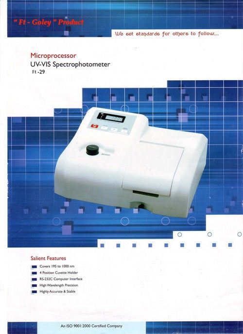 UV-VIS Spectrophotometer