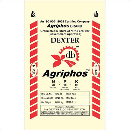 Agriphos Brand Mix Npk 20:10:05 Granular Fertilizer