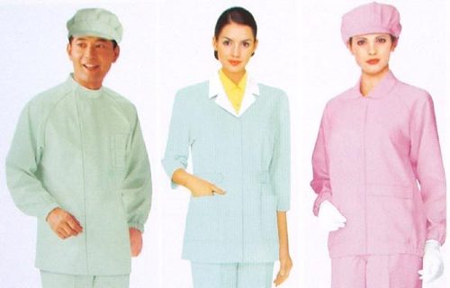 पीपी नॉन वेवन नर्स एप्रन एंड कैप्स