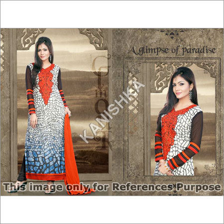 Custom Printed Salwar Kameez