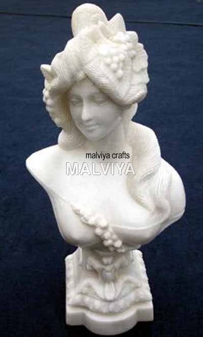 Marble Sculptures - Premium Quality Marble, Intricately Designed Sizes for Hotels, Restaurants & Homes - Captivating Look, Crack & Weather Resistance, Fine Surface Finish