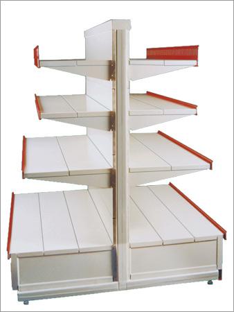 Double Sided Gondola Shelves